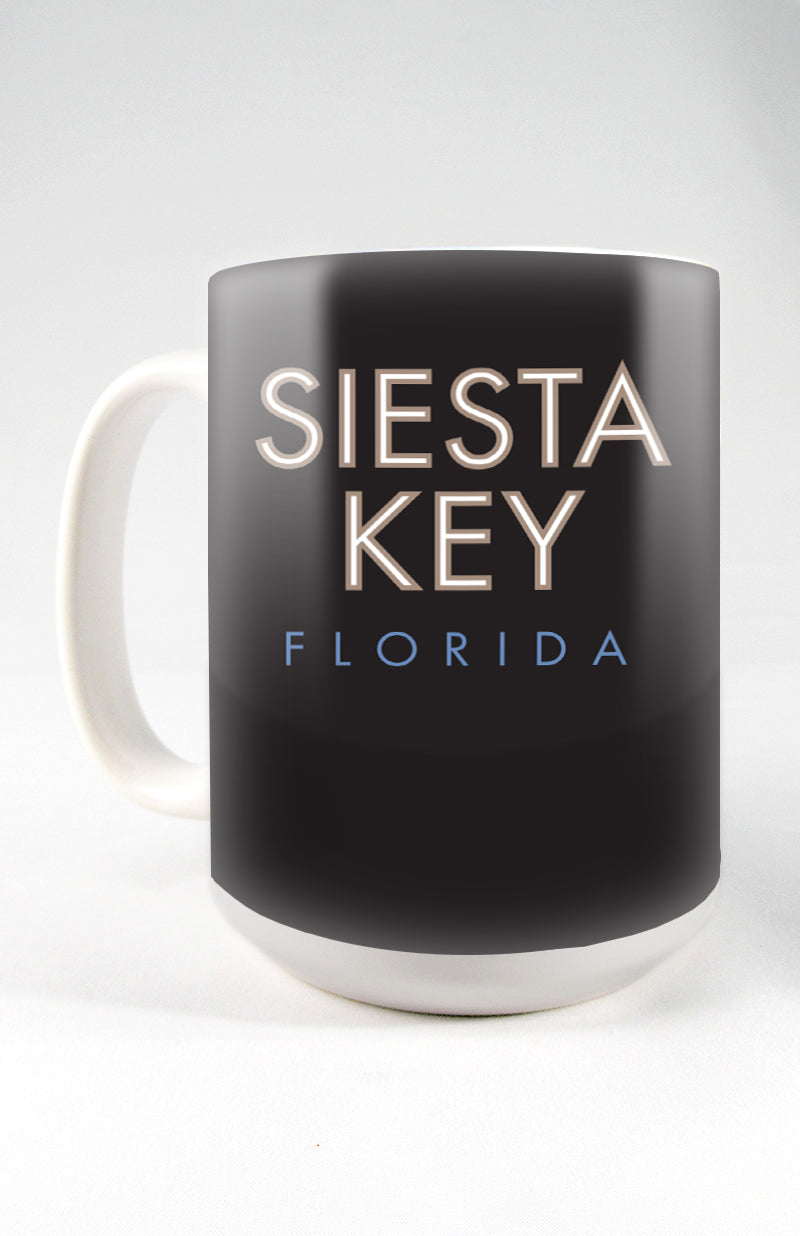 Siesta Key, Florida - 15oz. Ceramic Mug