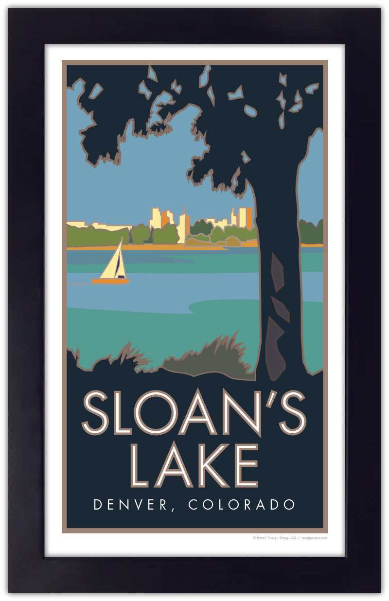 Sloan's Lake, Colorado - Poster