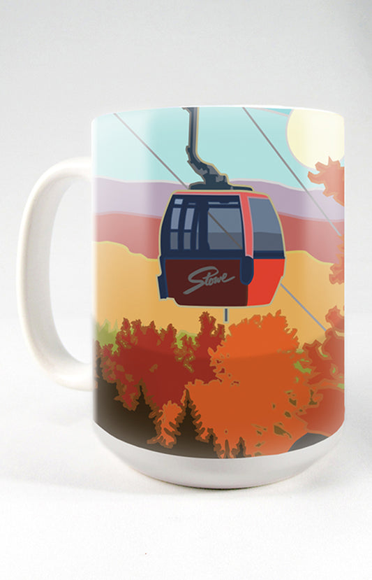 Stowe, Vermont - Fall - 15oz. Ceramic Mug