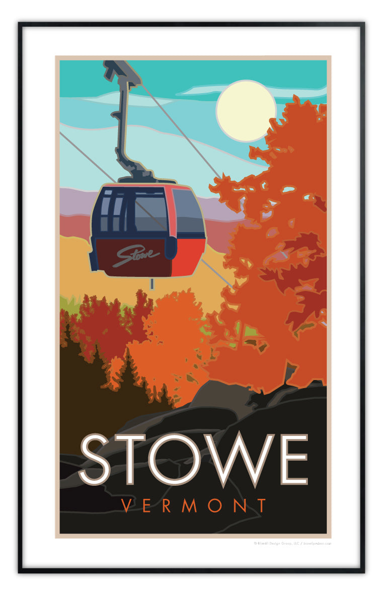 Stowe, Vermont - Fall - Poster