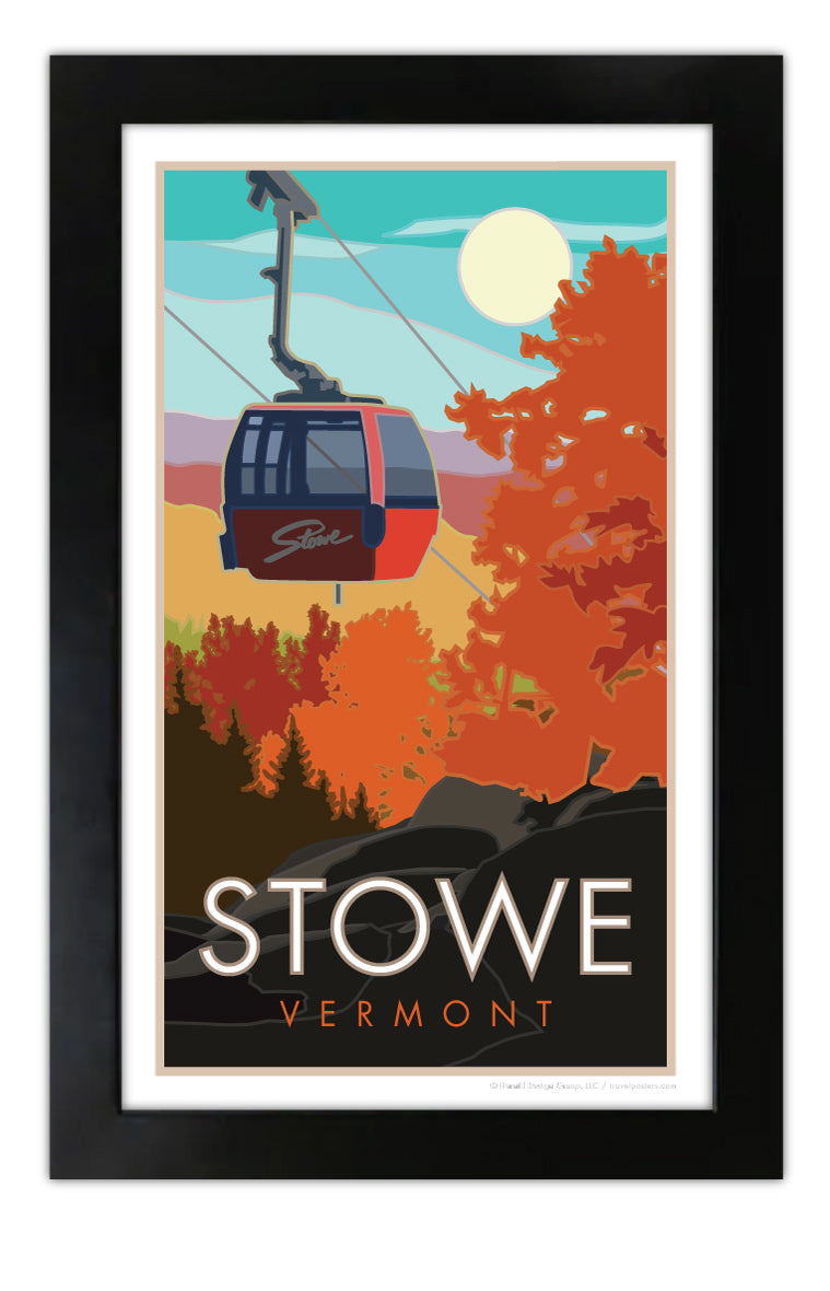 Stowe, Vermont - Fall - Poster