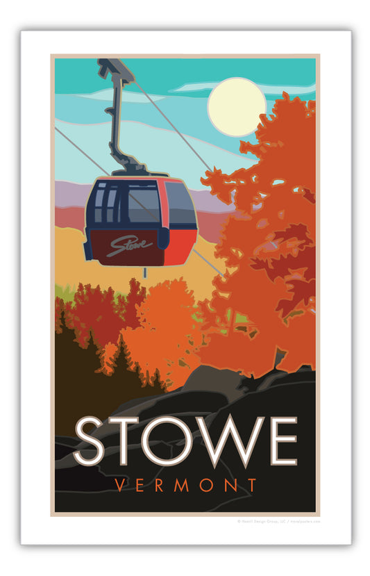 Stowe, Vermont - Fall - Poster