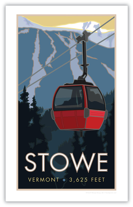 Stowe, Vermont - Poster