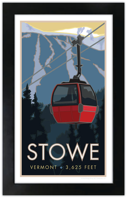 Stowe, Vermont - Poster