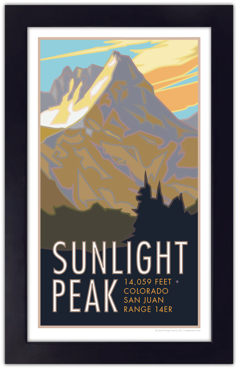 Sunlight Peak, Colorado - Colorado 14er - Poster