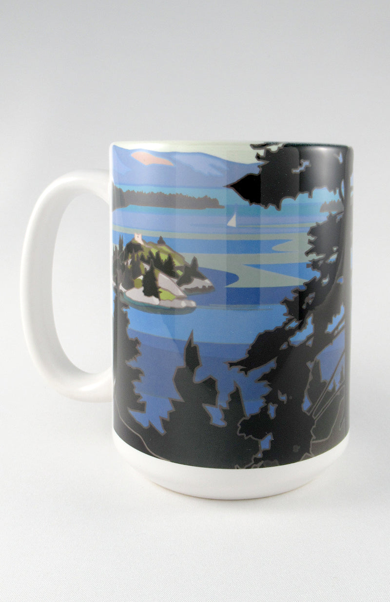 Lake Tahoe, Emerald Bay - 15oz. Ceramic Mug