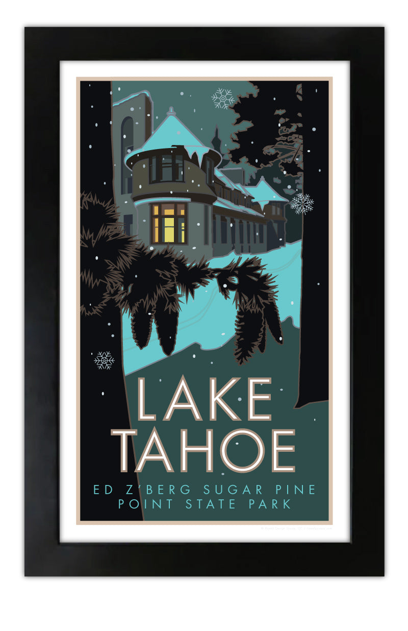 Lake Tahoe, Sugar Pine Point State Park- Poster