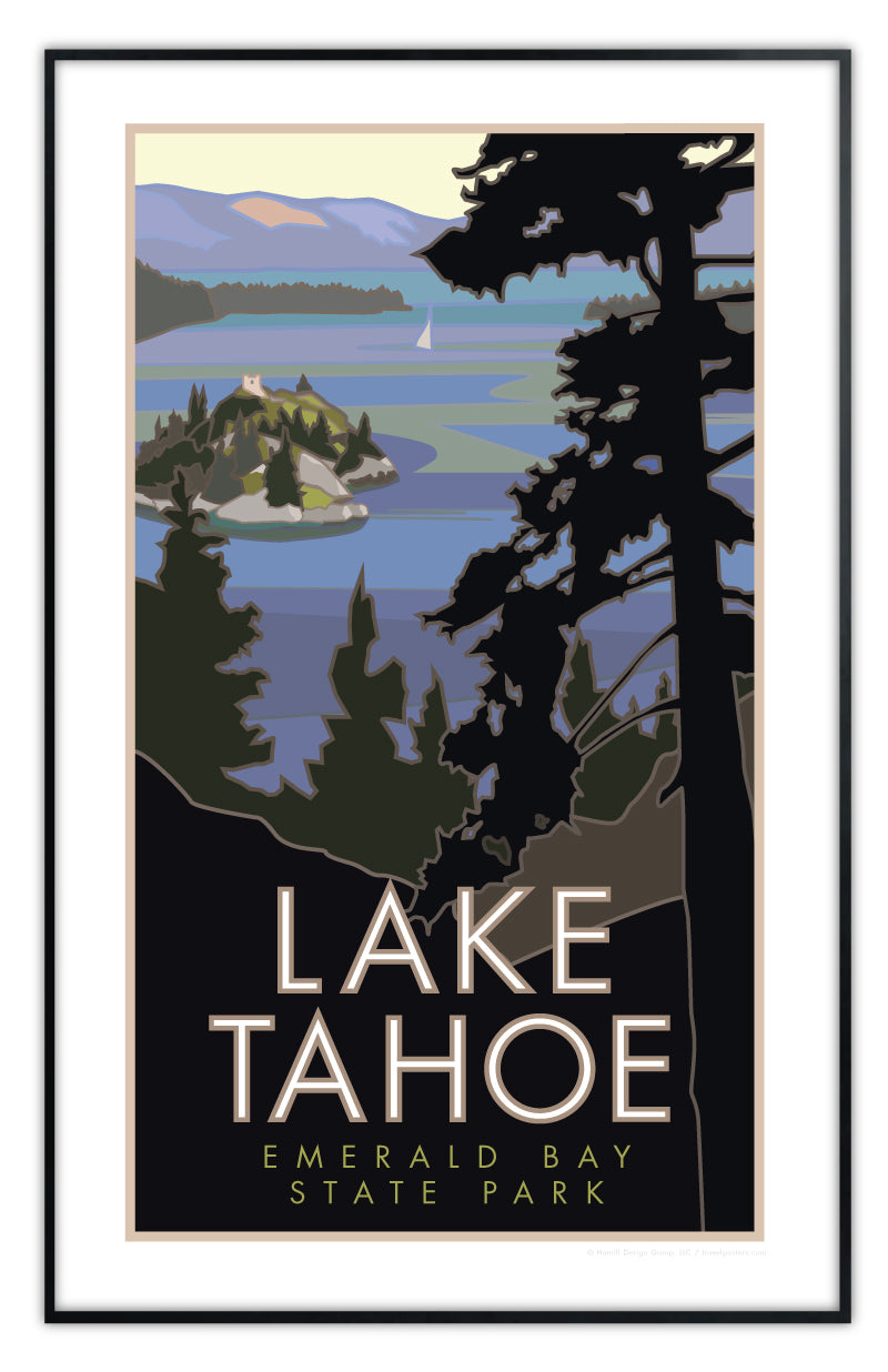 Lake Tahoe, Emerald Bay - Poster