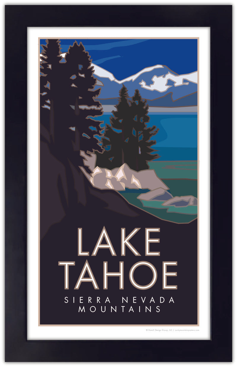 Lake Tahoe, California - Poster