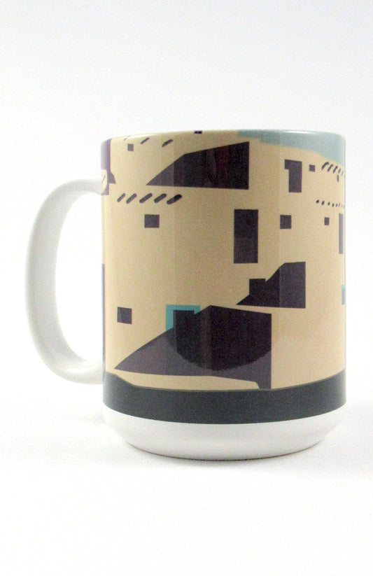 Taos, New Mexico - 15oz. Ceramic Mug