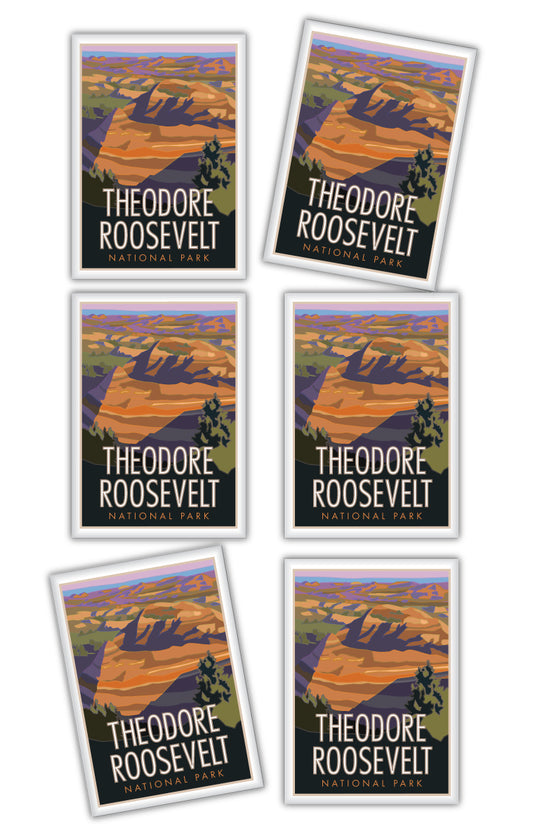 Theodore Roosevelt National Park (Painted Canyon) - 2.5" x 3.5" Magnet