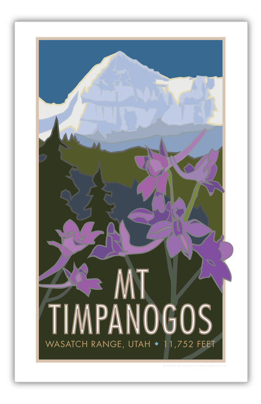 Mt. Timpanogos, Utah - Poster