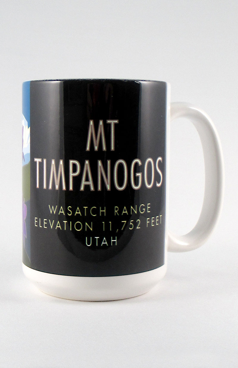 Mt. Timpanogos, Utah - 15oz. Ceramic Mug