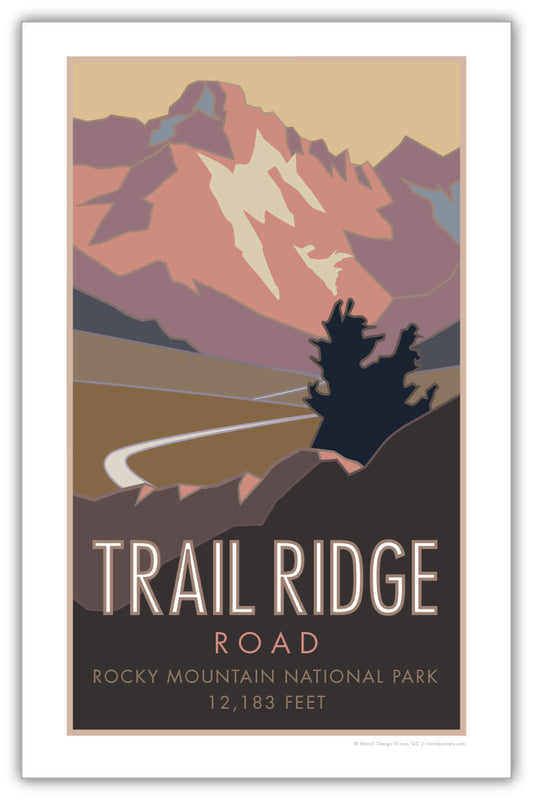 Trail Ridge Road 2 (Rocky Mountain National Park), Colorado - Poster