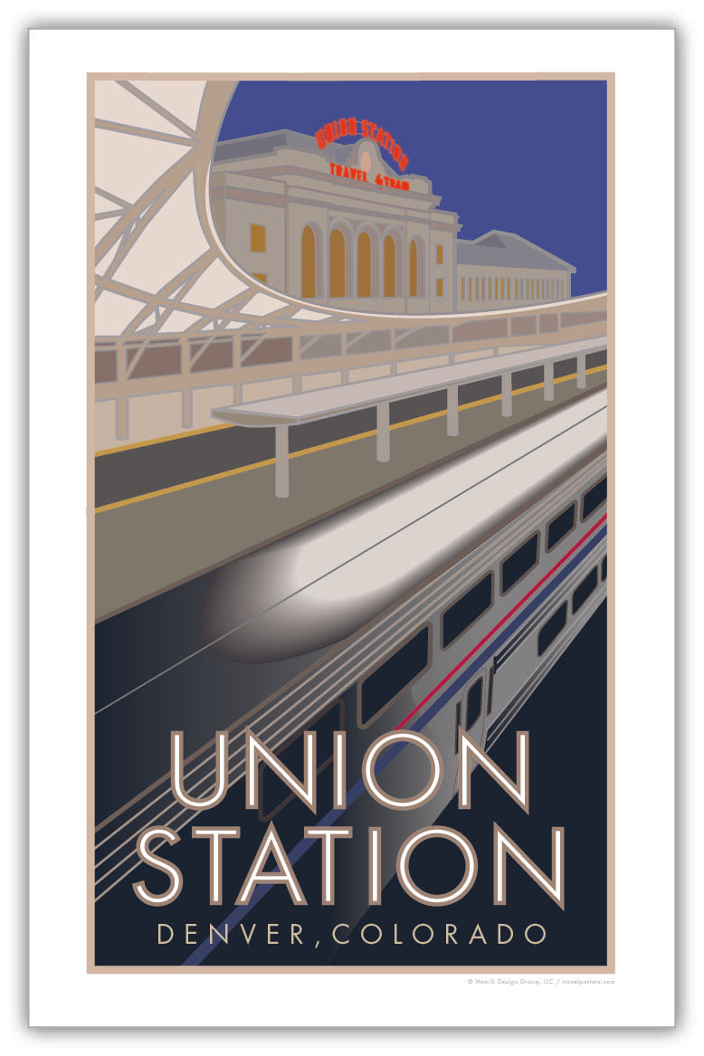 Union Station 4 (Train Platform), Denver, Colorado - Poster