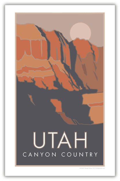 Utah Canyon Country - Poster