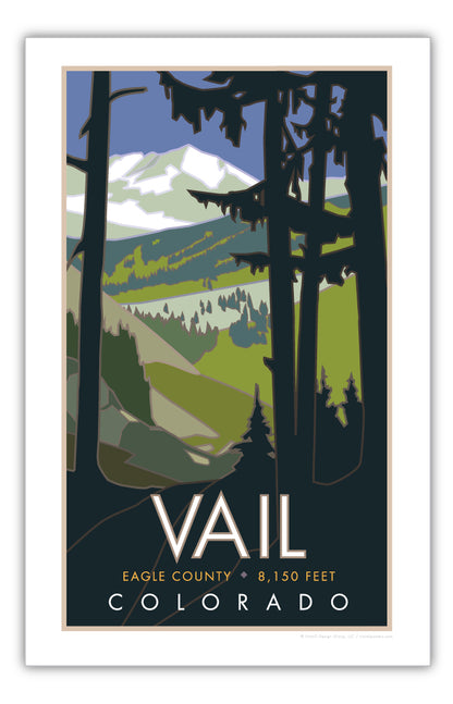 Vail Basin, Summer - Poster