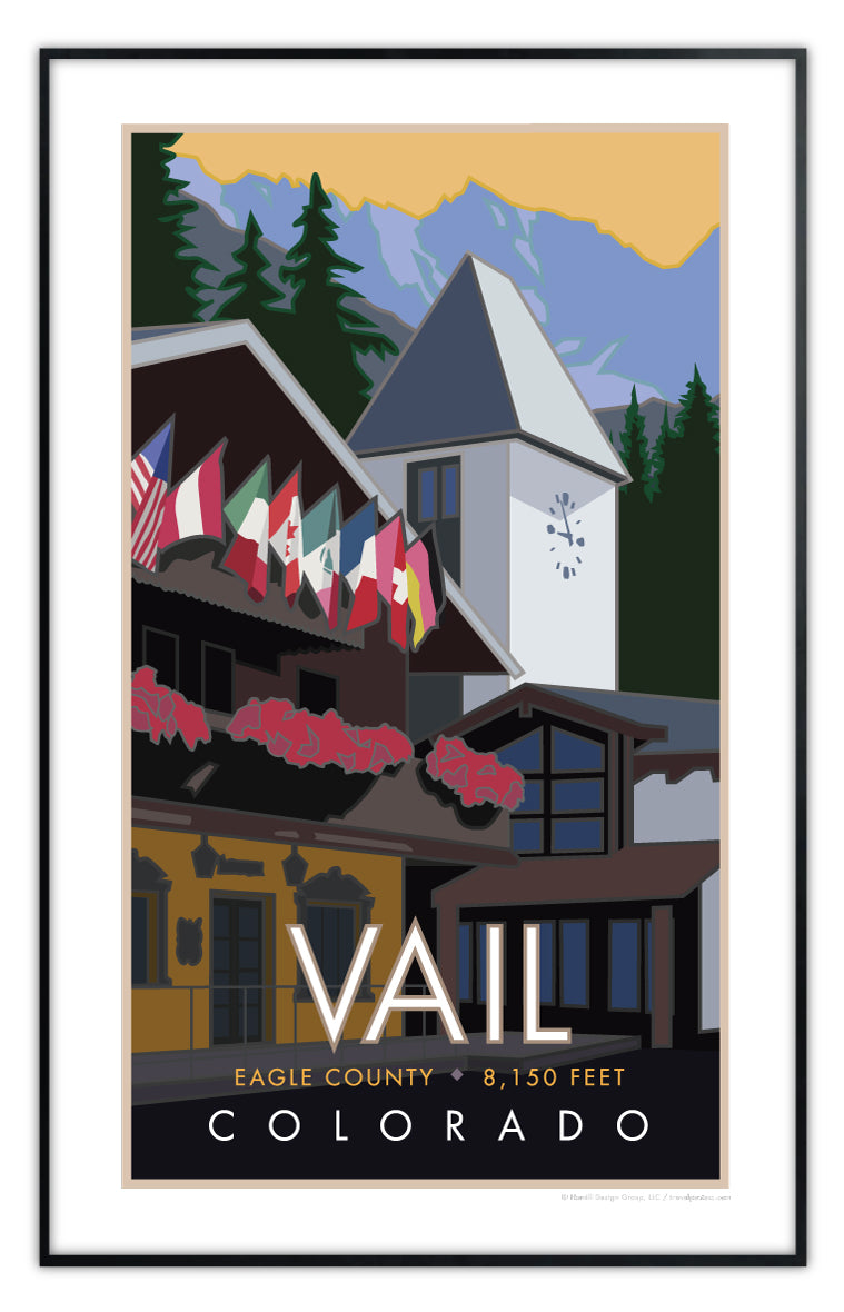 Vail Village Summer, Colorado - Poster