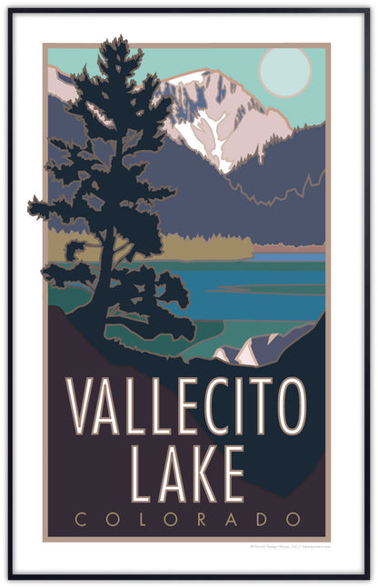 Vallecito Lake, Colorado - Poster