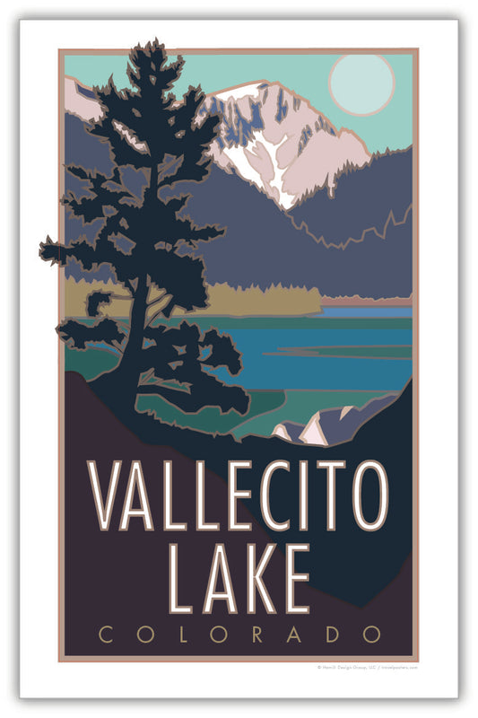 Vallecito Lake, Colorado - Poster