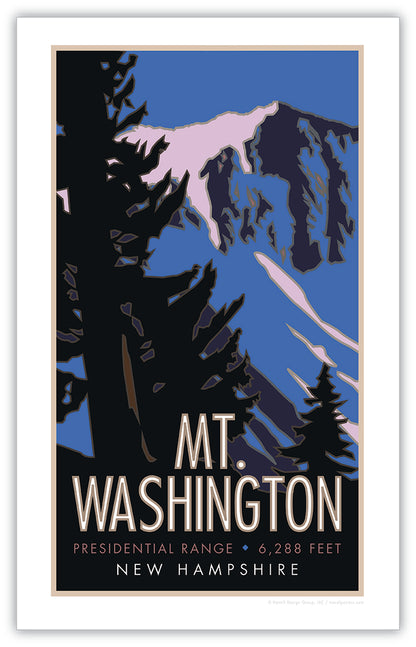 Mount Washington, New Hampshire - Poster