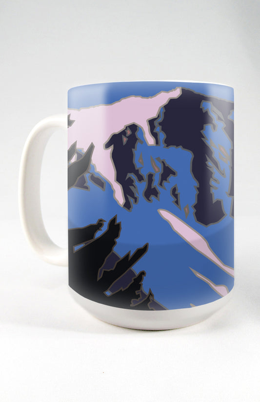 Mount Washington, New Hampshire - 15oz. Ceramic Mug