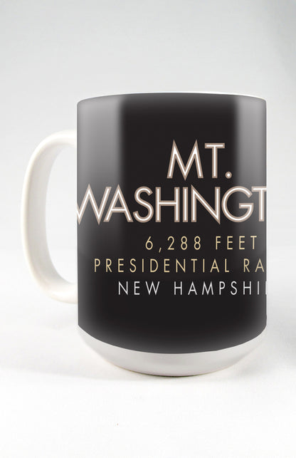 Mount Washington, New Hampshire - 15oz. Ceramic Mug