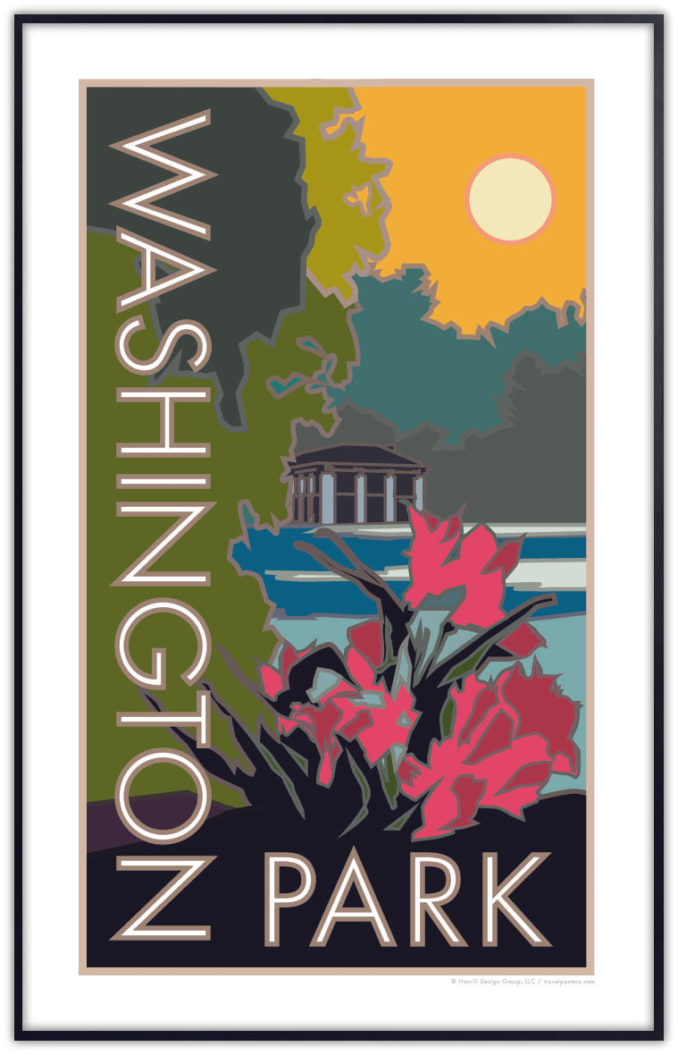 Washington Park, Denver, Colorado - Poster