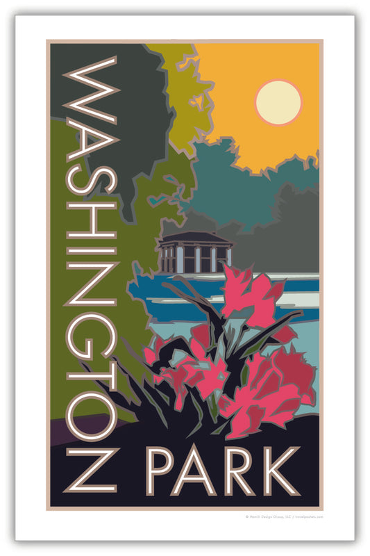 Washington Park, Denver, Colorado - Poster