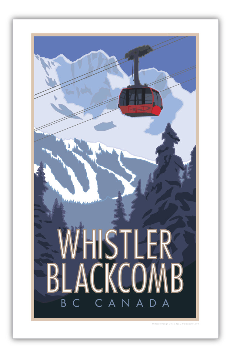 Whistler Blackcomb - BC, Canada - Poster