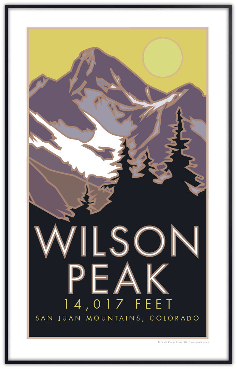 Wilson Peak, Colorado - Colorado 14er - Poster