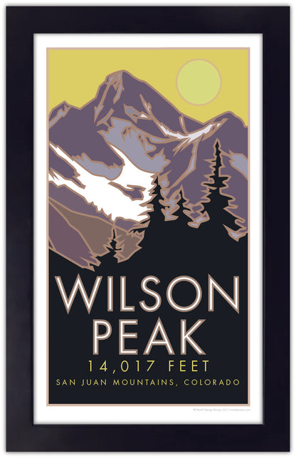 Wilson Peak, Colorado - Colorado 14er - Poster