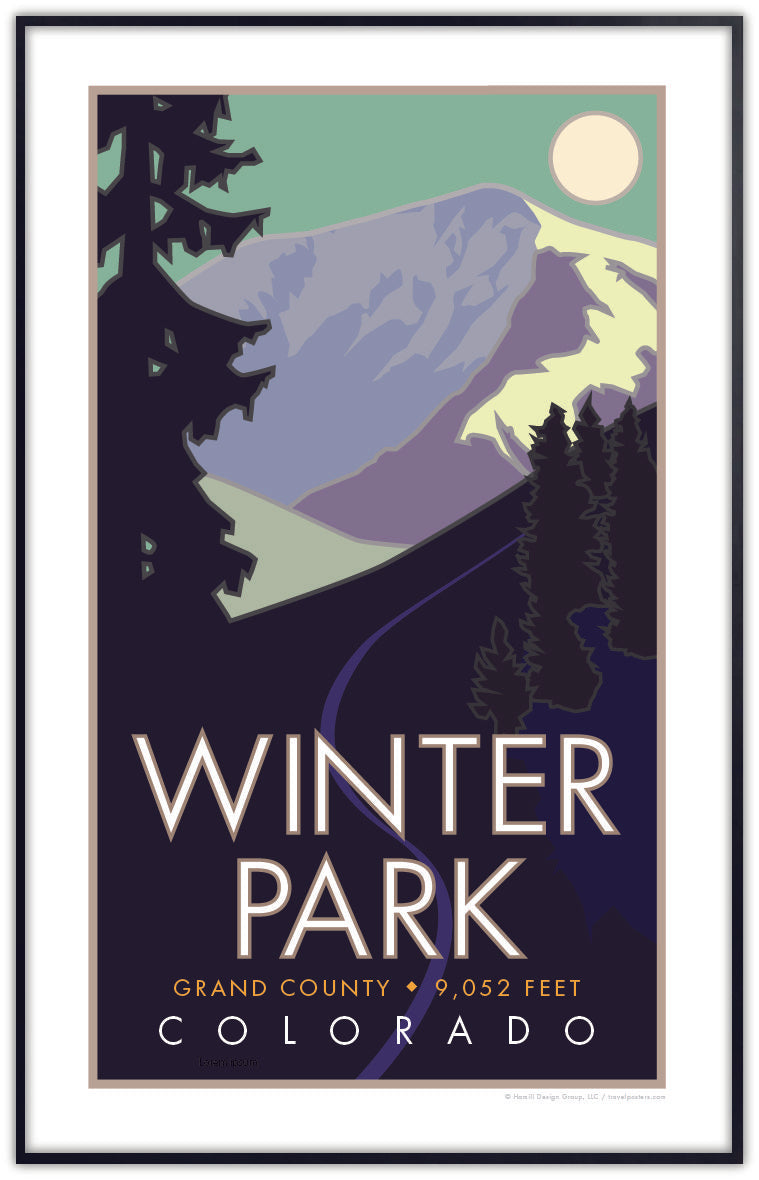 Winter Park, Colorado - Poster