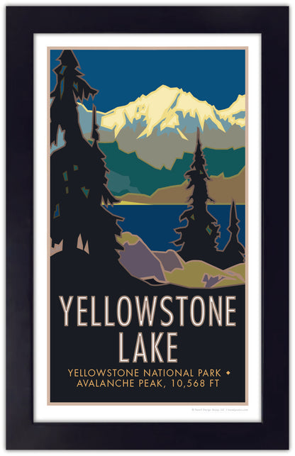 Yellowstone Lake, Yellowstone National Park, Wyoming - Poster