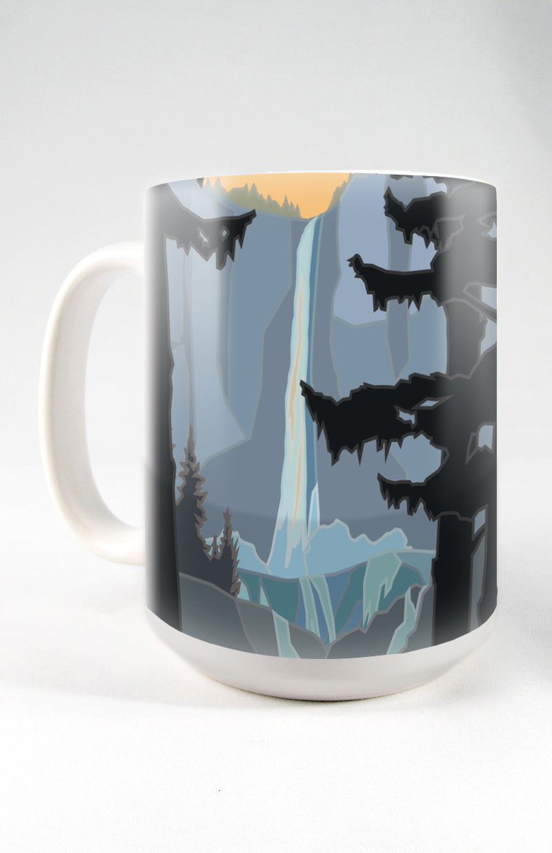 Yosemite National Park (Bridalveil Falls) - 15oz. Ceramic Mug