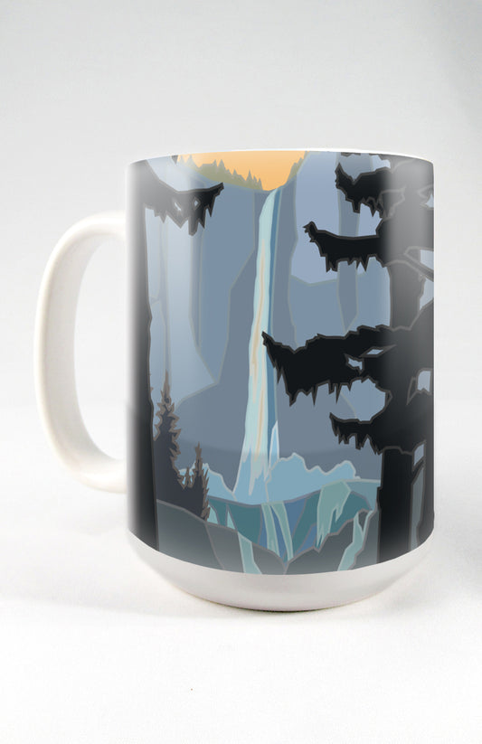 Yosemite National Park (Bridalveil Falls) - 15oz. Ceramic Mug