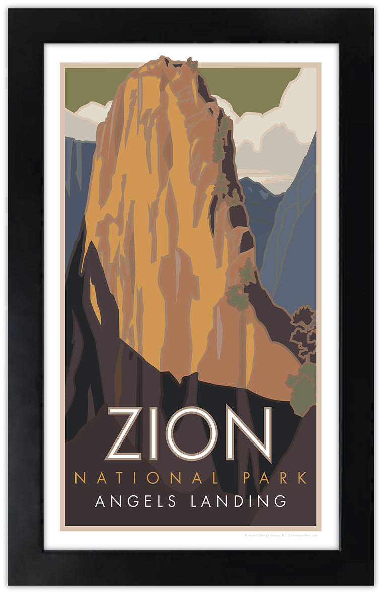 Zion National Park (Angels Landing), Utah Poster