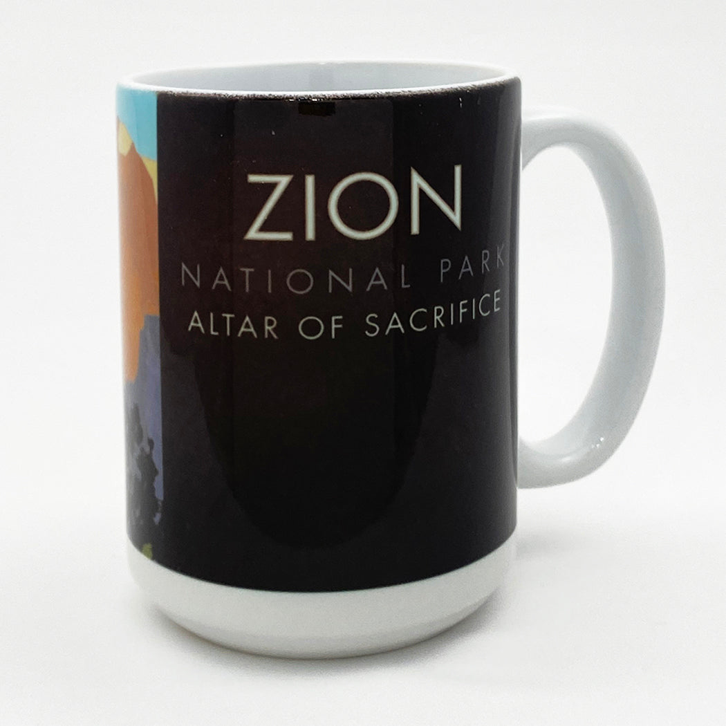 Zion National Park (Altar of Sacrifice), Utah - 15oz. Ceramic Mug