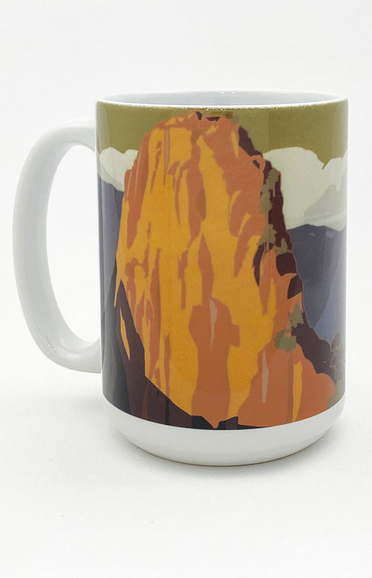 Zion National Park (Angels Landing), Utah - 15oz. Ceramic Mug