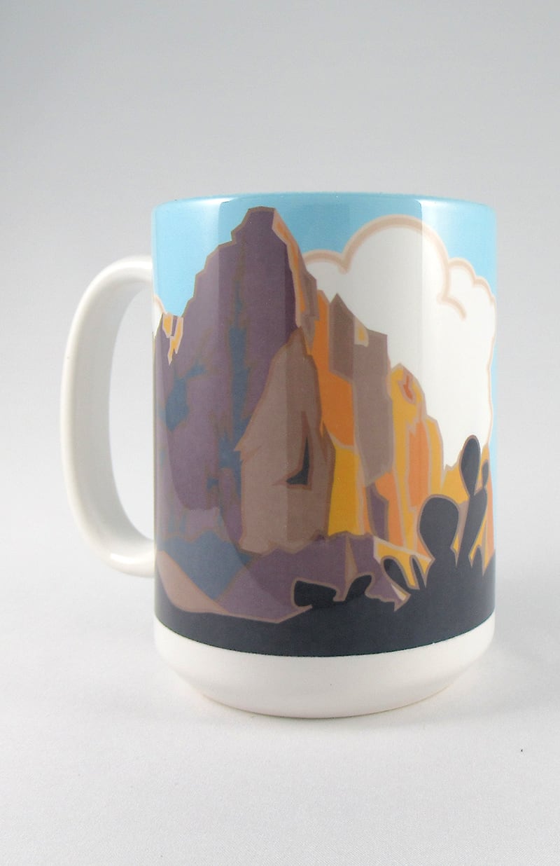 Zion National Park (The Watchman), Utah - 15oz. Ceramic Mug